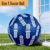 Persib Bandung Football Crest Size 5 Soccer Ball,Indoor/Outdoor Suitable for Training Matches Tournaments Practice Games Perfect Gift for Fan