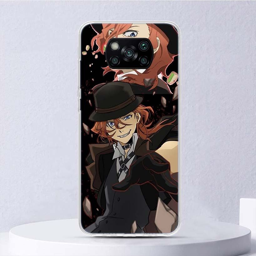 Bungo Stray Dogs Накахара Чуя Мягкий Чехол Для Xiaomi Poco X7 X6 X5 X4 X3 Nfc F7 Ultra F6 F5 Pro Чехол Для Телефона F4 Gt F3 M5S M4 M3
