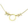 [P7859] - Golden Beige 'Boho' Steel Designer Necklace - 14 Mm