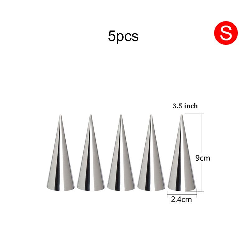 Формочки для трубочек из нержавеющей стали Кухонный десерт Прочная форма Конус Трубчатая форма Форма для выпечки Конусы Рожок Слойка TMZ