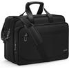 Business Bag for Men Double Zipper Inch Large Expandable PC Bag Laptop Bag Business Trip Briefcase 2way Shoulder Bag A4 Compatible Freestanding