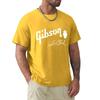 Gibson Les Paul Guitar Music Rock T Shirt Harajuku Short Sleeve T-shirt Cotton Graphics Tshirt Tops