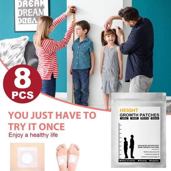 8 шт./пакет паста для увеличения роста натуральный морской конек женьшень пластыри для ног