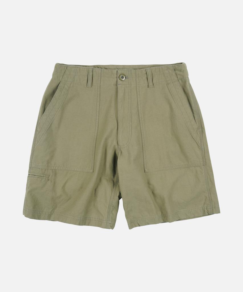 FRIZMWORKS Backsatin Essential Fatigue Shorts _ Khaki Beige