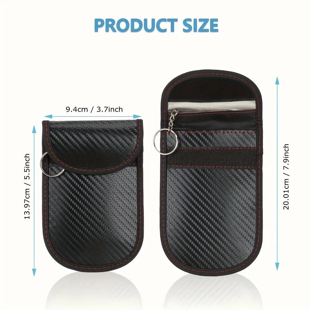 Сумки-блокираторы сигналов автомобильных ключей, защита от кражи, удаленный вход, защита от взлома, защита автомобиля от брелоков, электронные защитные сумки для ключей