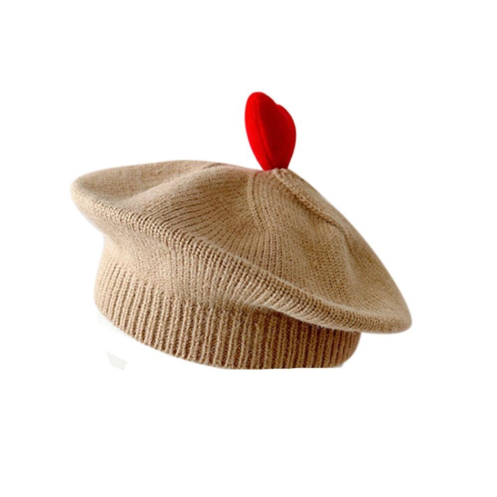 Вязаный чепчик, детский берет, милая шапка художника, осенне-зимняя детская шапка для новорожденных и малышей