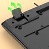 Эргономичная USB-клавиатура K15 Plug and Play для ПК и ноутбуков, для комфортного набора текста и длительного использования, конструкция из АБС-пластика