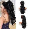 Synthetic Long Wavy Ponytails Clip In Hair Extensions Claw Ponytails Hair For Women Fake Hair Daily Use