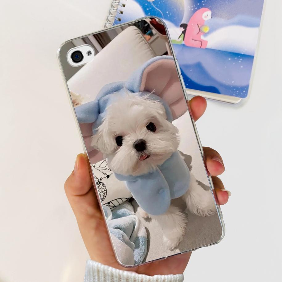 Case For iPhone 4 4S Case Cute Panda Cartoon TPU Shockproof Cover For Apple iPhone 4 iPhone 4S iphone4 i4 Cases Protective Shell