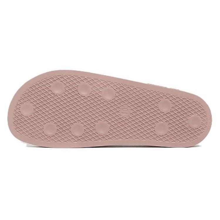 Adidas Originals Adilette Thick Sole Outdoor One-Piece Comfortable Durable Rubber Bottom Anti-Wear Slide Sandals Unisex Sandals Pink IG0487