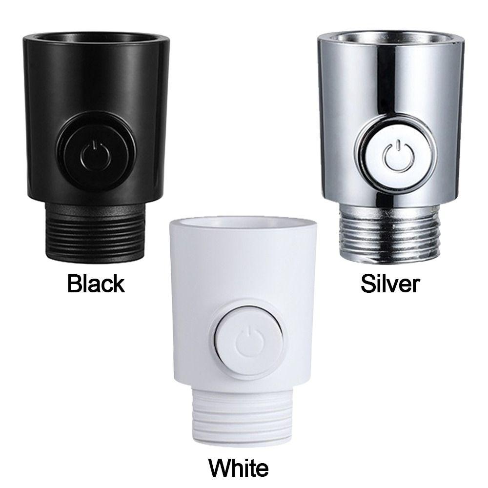 Plastic Water Stop Valve Flow Limiter Sprayer Shut-Off Switch Bathroom Parts