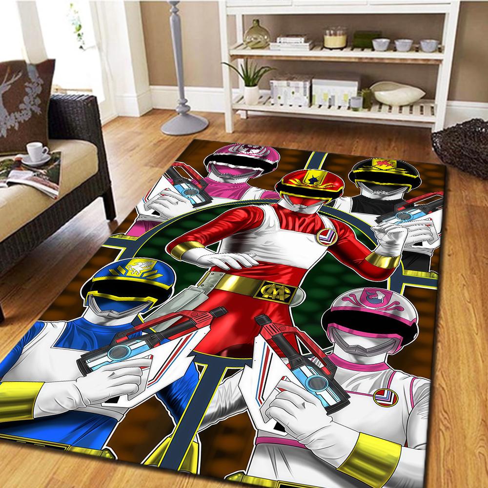 Super Sentai Floor Carpet, Digital Printed Movie Rug, Home Decor Mat for Bedroom, Living Room -HYQ96