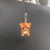 Кавайные брелоки Рилаккума Easy Bear Куклы Lazybear Для сумок Одежды Молнии Шнурки для телефонов Брелоки Аксессуары Подвески Подарки для пар