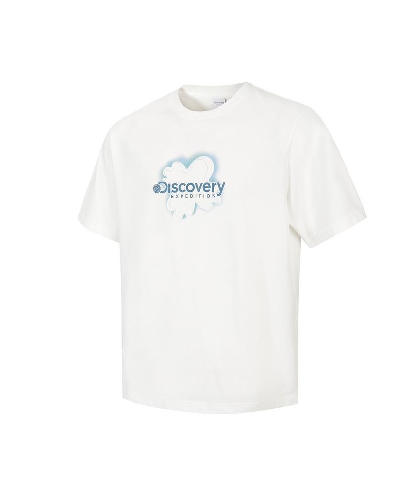 DISCOVERY EXPEDITION Uni Freshvent Футболка с коротким рукавом с надписью-картой (белый)