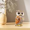Статуэтка совы Реалистичный вид Животная тематика Орнамент Коллекционная фигурка совы Домашний декор Аксессуар для офисного стола