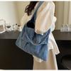 Canvas Denim Bag Large Capacity Bag Women's Retro Trend Tote Bag Korean Shoulder Bag Fashion Versatile