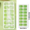 14Grid Silicone Ice Mold with Lid DIY Ice Trays Popsicle Ice Cream Mould for Cocktail Yogurt Juice Freezer Kitchen Bar Tools