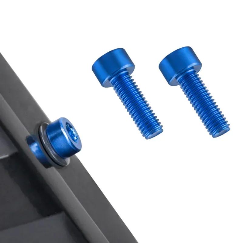 2/4pcs Bicycle Water Bottle Cage Bolts Holder Screws Hex Socket Screws M5 Aluminum Holder Bolts MTB Road Bike Accessories