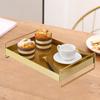 Serving Tray Multifunctional Tea Water Plate Vanity Tray Jewelry Storage Tray for Coffee Table Breakfast Party Meals Living Room