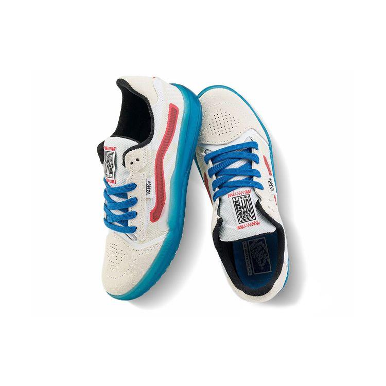 Vans Classics Canvas Low Top Skate Shoes Kids Sneakers White Blue VN0A5HZ2WTM