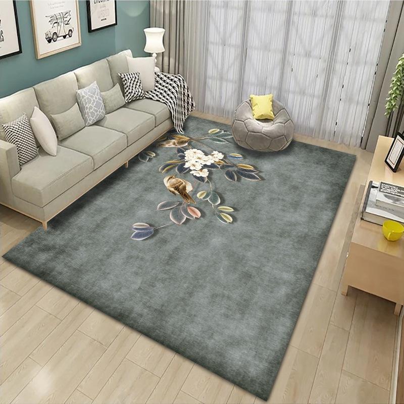 Ethnic Style Carpet Living Room New Chinese Style Large-area Retro Carpet Bedroom Floor Mat