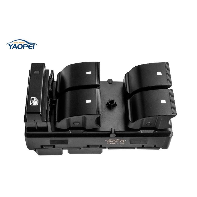 Главный выключатель стеклоподъемника со стороны водителя для 2007-2013 Chevrolet Chevy Silverado GMC Sierra Traverse HHR 1500 2500HD 3500HD Yukon Buick 25789692