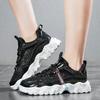 Sneakers Women Spring Fashion Sequined Cloth Bling Breathable Round Toe Leisure Chunky Women Shoes Tenis Feminino