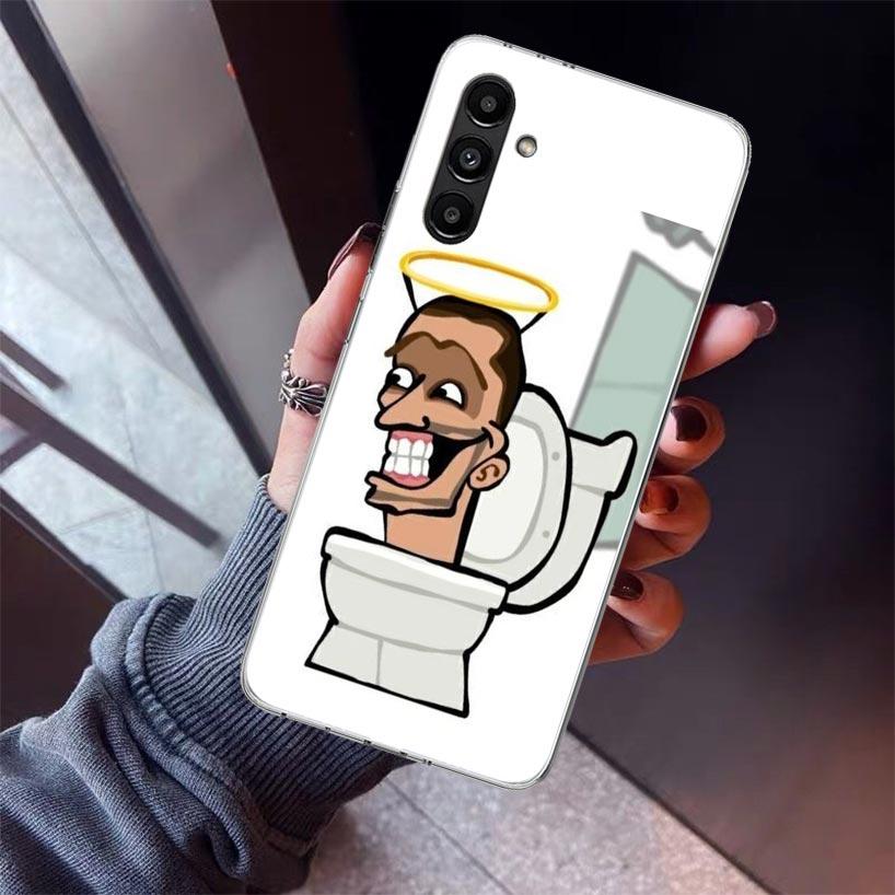 S-Skibidi Toilet Mobile Cell Phone Case For Samsung Galaxy A17 A57 A37 A16 A26 A36 A56 A15 A25 A35 A55 A14 A13 A54 A53 A34 A24 A