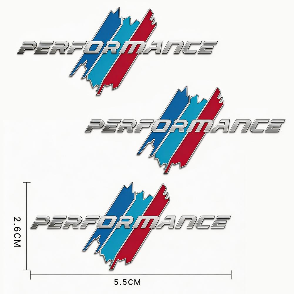 3Pcs M Performance Car 3D Metal Sticker Interior Decal Accessories For BMW G80 G06 G07 G42 G14 G15 G16 F82 F20 F21 F83 M2 M3 M4 pd2