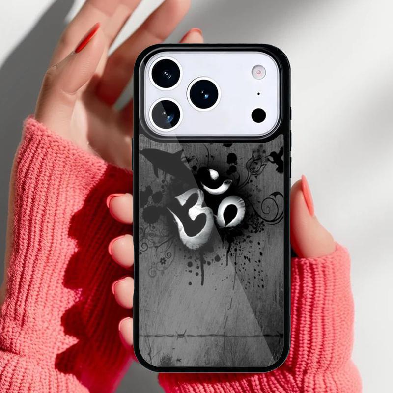 Символ Аум Ом Намасте Дзен Йога мягкий чехол для телефона для iPhone 17 16 15 14 13 Pro Max Задняя крышка для 12 11 Pro Coque