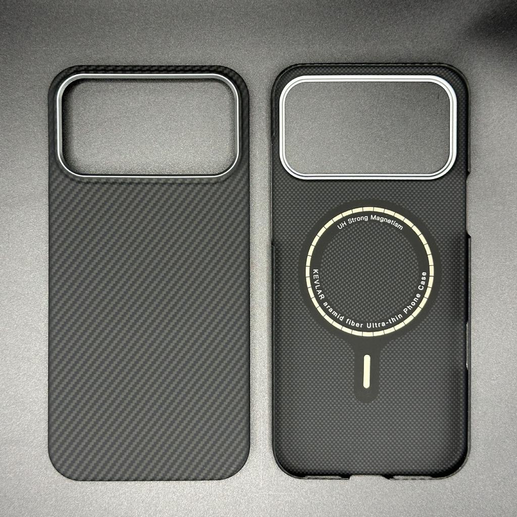 Настоящее арамидное углеродное волокно для iPhone 17 Air 16 pro max 15pro Ультратонкий магнитный чехол Защита от падения Металлическая защита объектива Жесткая крышка