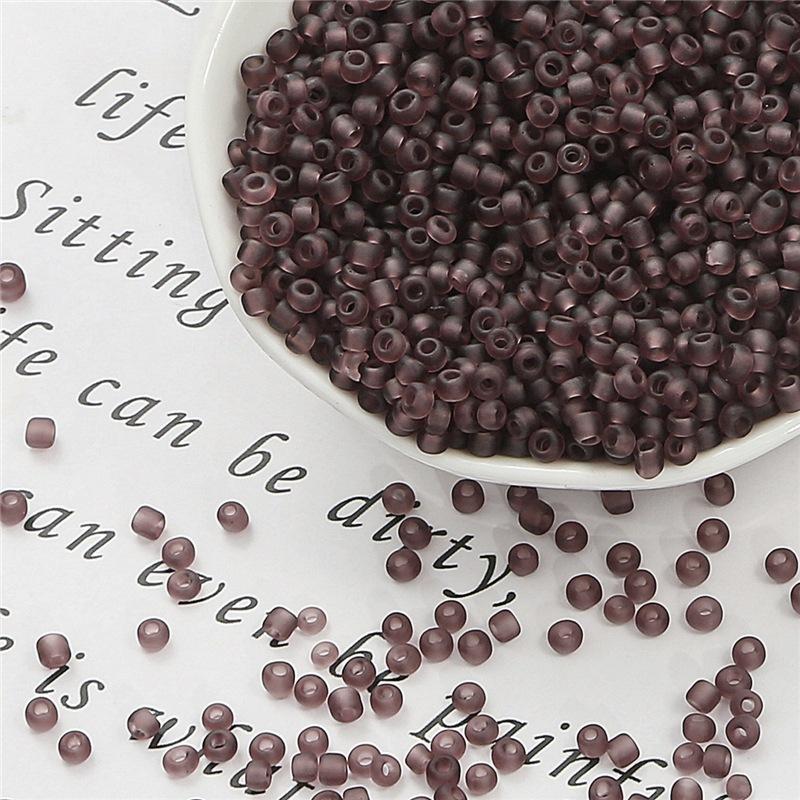 3 мм 700 шт./пакет шитье популярный бисер стеклянные ювелирные изделия разделитель матовые цвета круглые однородные бусины высокого качества прозрачный размер для рукоделия