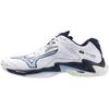 Volleyball Shoes Wave Lightning Z8 Club Indoor Wide Lightweight Indoor White X Navy X Sax Cm 2E 22.5