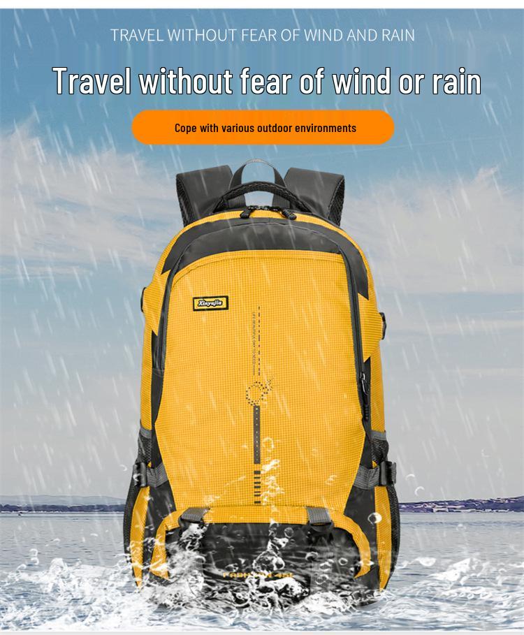 Lightweight Water-Resistant Oxford Backpack for Camping, Hiking, and Travel