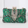 Luxe Ladies Evening Bag With Sparkling Rhinestones For Weddings And Gala Events