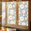 Floral Rainbow Static Sticker Window Privacy Film UV Protection Glass Sticker Non-Adhesive