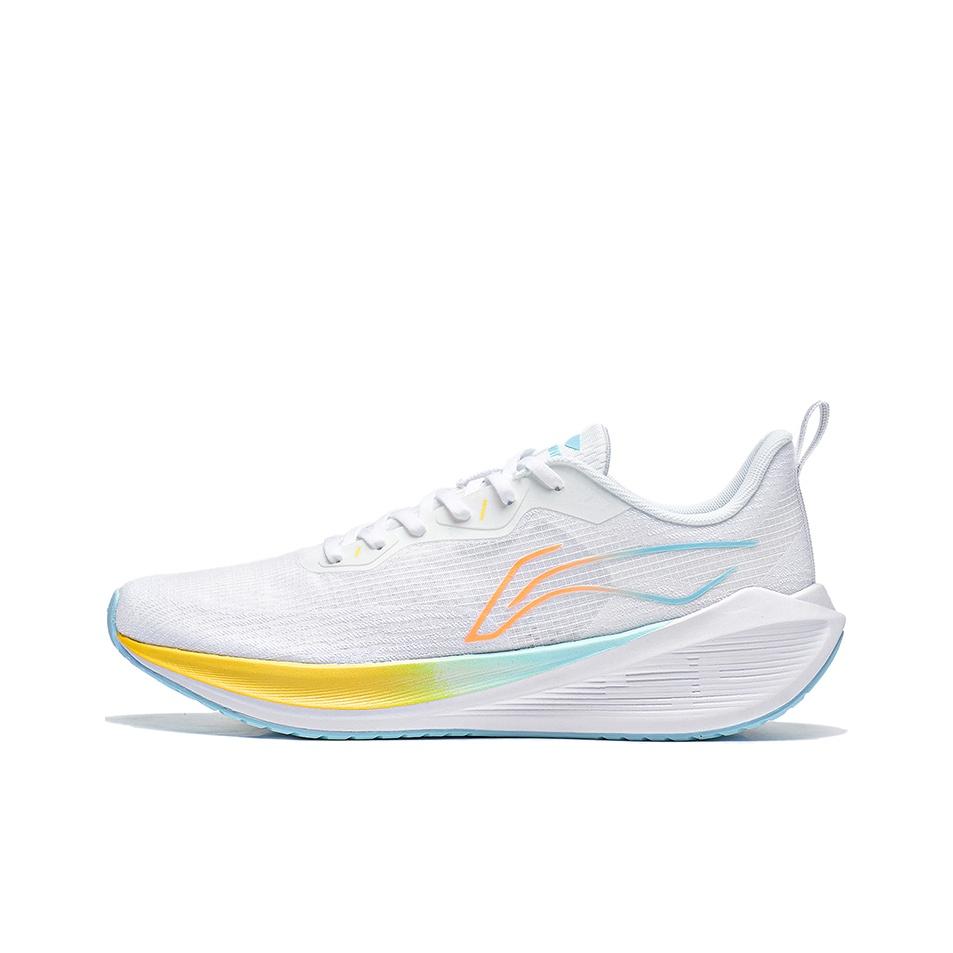 Li Ning Wuyue Ткань Нескользящая, Износостойкая, Легкая Низкие Повседневные Беговые Кроссовки Мужские Белый ARST003-7_20241108160422