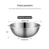 MCWA8397 Миска для замешивания теста из нержавеющей стали 304