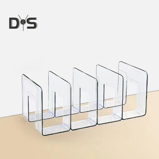 Настольный органайзер Boodend для хранения книг, подставка с 4 вертикальными отделениями, пластиковая полка-сортировщик файлов для книг и журналов