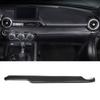 LHD Для Mazda MX-5 2016-2026 Настоящее углеродное волокно Декоративная накладка-наклейка на панель центральной консоли и приборную панель автомобиля Внутренние аксессуары
