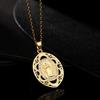 Fashion Micro-Set Multi- Zircon Necklace Pendant Jewelry For Women