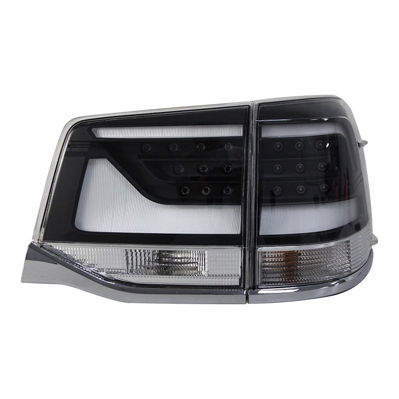 Compatible Smoked Black LED Tail Light for 16-20 Land Cruiser.