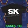 Новая футболка SK TOOLS Головки Ключи Логотип Мужская Черная Футболка Смешная Размер от S до 5XL