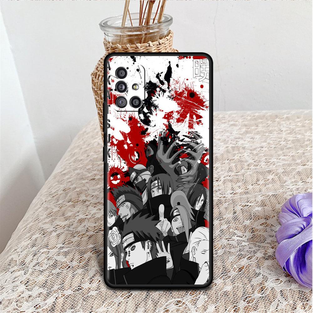Чехол с изображением аниме для Samsung Galaxy A52 A12 A32 A51 A21s A71 A13 A53 A22 A31 A72 A03 A02s A41 черный чехол для телефона