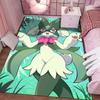3D Cartoon P-Pokemon Meowscarada Pattern Carpets for Living Room Bedroom Bedside Floor Mat Area Rug Home Decor Next Day Shipping