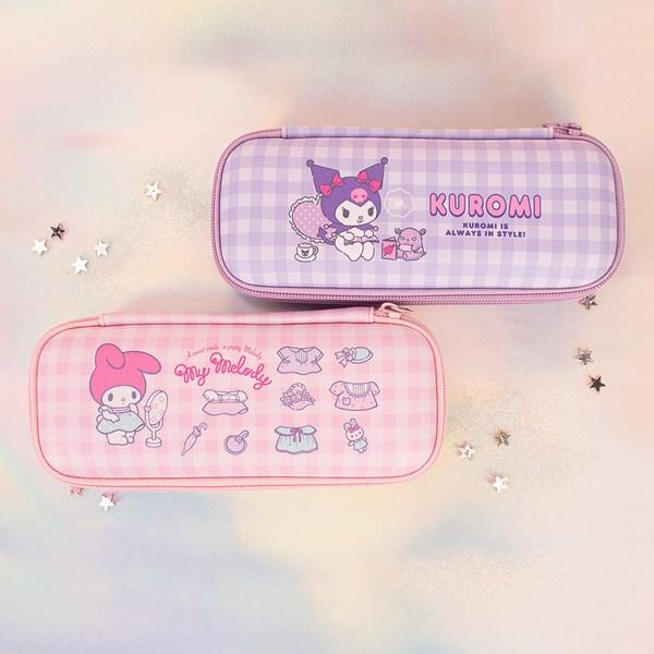 Sanrio Kuromi My Melody Pouch Set of 2 Writing Instrument Inspo Case Couple Friendship Birthday Gift, My Melody X 2