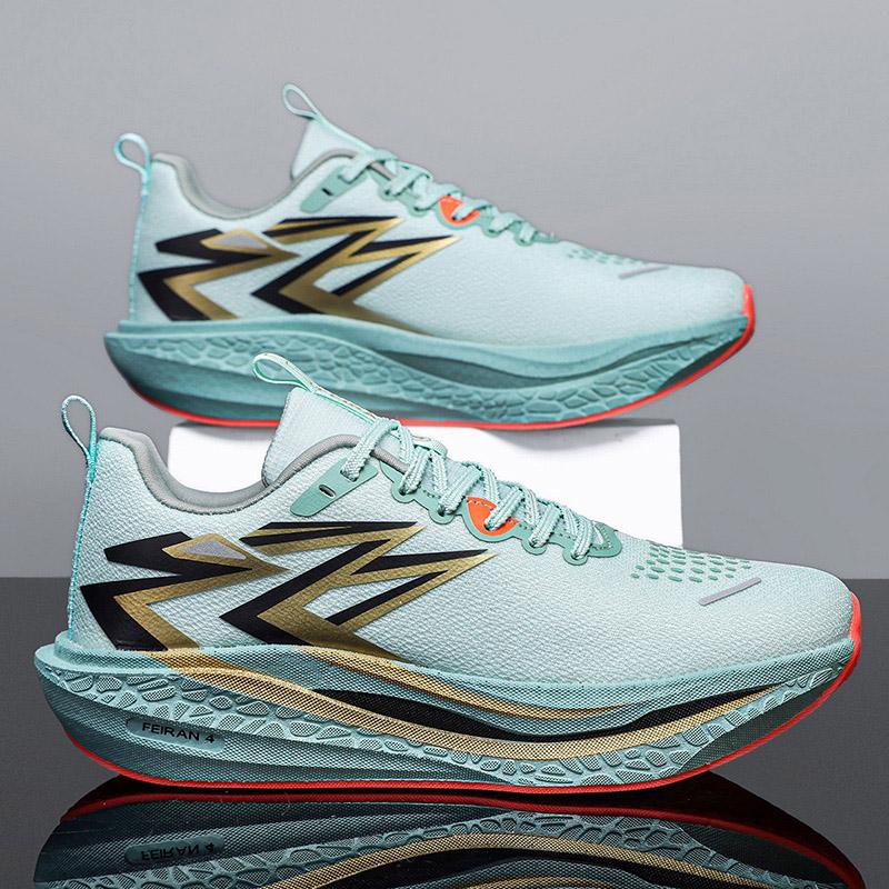 Мужские и женские гоночные туфли на карбоновой подошве полной длины, летняя молодежная беговая ультралегкая амортизирующая спортивная обувь