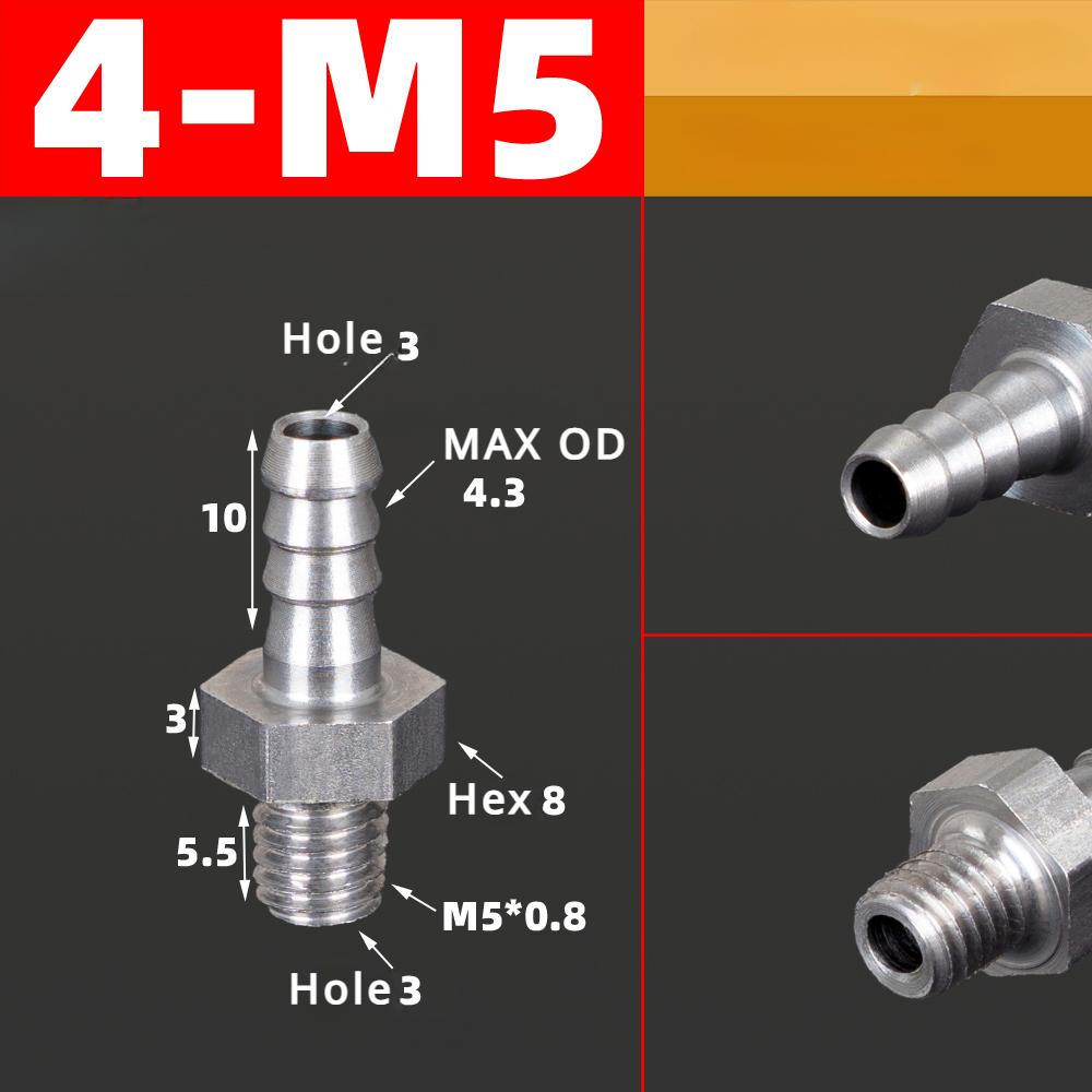 М3 М4 М5 М6 М8 М10 М12 М14 М16 Метрическая резьба Наружная к 3 4 5 6 8 10 12 мм Штуцер-бочонок для шланга Нержавеющая сталь 304 Фитинг для трубы Воздух Вода Газ