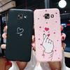case For Samsung Galaxy A7 2017 Case Cute Painted silicon soft tpu phone back Cover Bumper For Samsung A7 2017 A720 A720f Cases