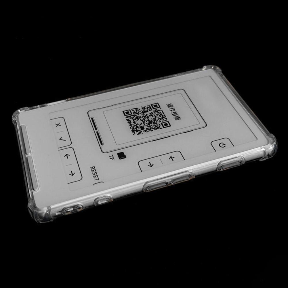 Для XTEINK X4 Электронная книга 4,3" XteinkX4 Мягкий ТПУ Чехол с защитой от падений Прозрачный Оригинальный Всесторонний Подушка безопасности Защитная задняя крышка